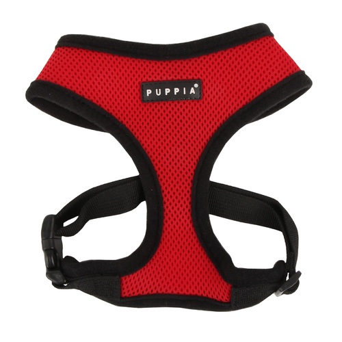 Puppia Soft Polyester Adjustable Dog Harness Red XS