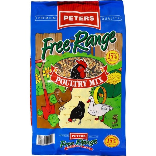 Peters Premium Quality Free Range Poultry Mix 5kg 