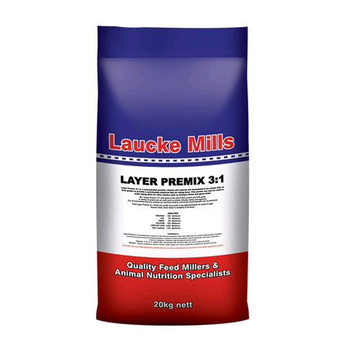 Laucke Layer Premix 3-1 Concentrated Protein Feed for Poultry 20kg