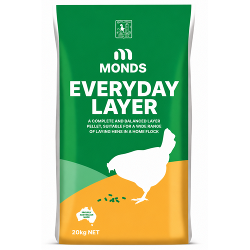 Monds Everyday Layer Poultry Feed Pellet for Laying Hens 20kg