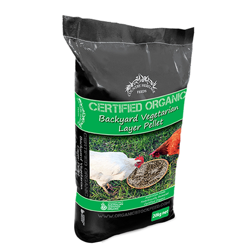 Country Heritage Organic Backyard Vegetarian Layer Poultry Pellet 5kg