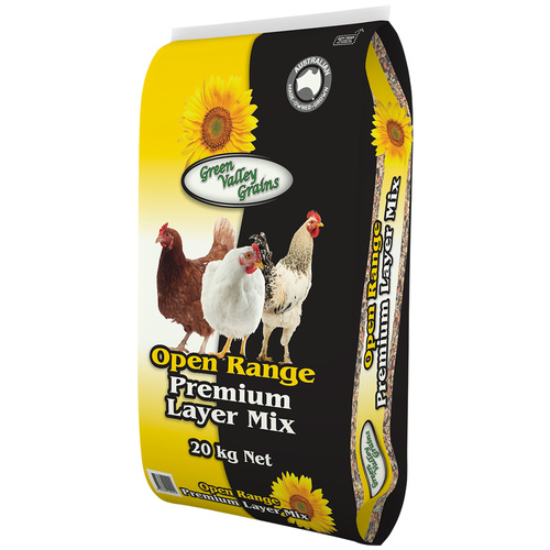 Green Valley Open Range Premium Poultry Layer Mix 20kg 