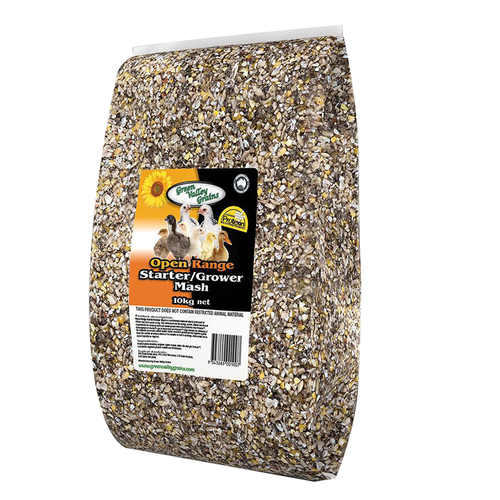 Green Valley Open Range Starter Grower Grain Mash 10kg