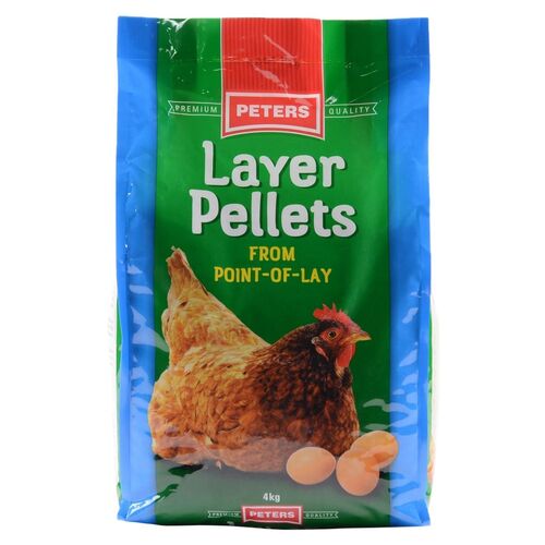 Peters Layer Pellets from Point of Lay Chicken Feed 4kg