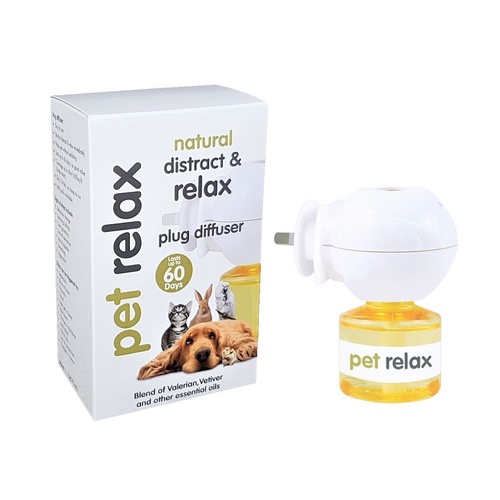 Pet Relax Plug Calming Diffuser for Cats Dogs Birds & Reptiles 40ml