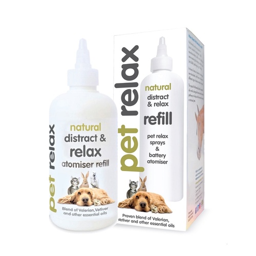 Pet Relax Calming Atomiser Refill for Cats Dogs Rabbits & Horses 300ml