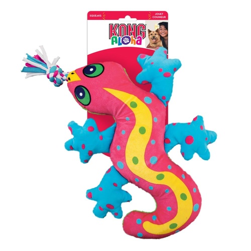 KONG Dog Aloha Gecko Toy - 2 Sizes