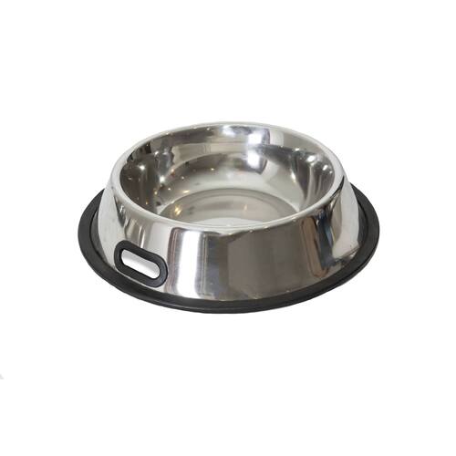 Superior Pet Antiskid Side Grip Stainless Steel Dog Bowl - 3 Sizes