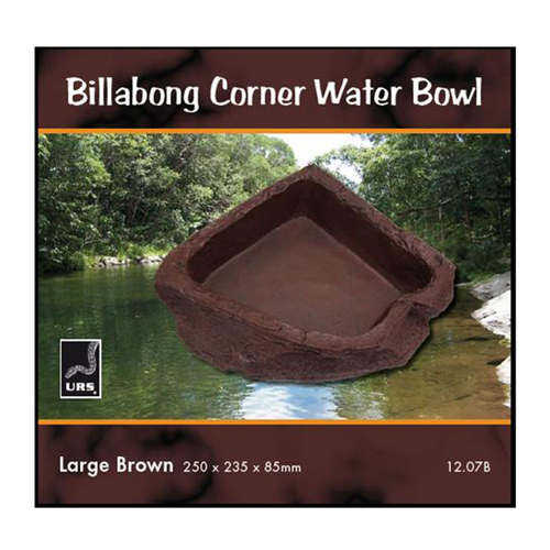 URS Billabong Corner Reptile Water Bowl Brown - 3 Sizes