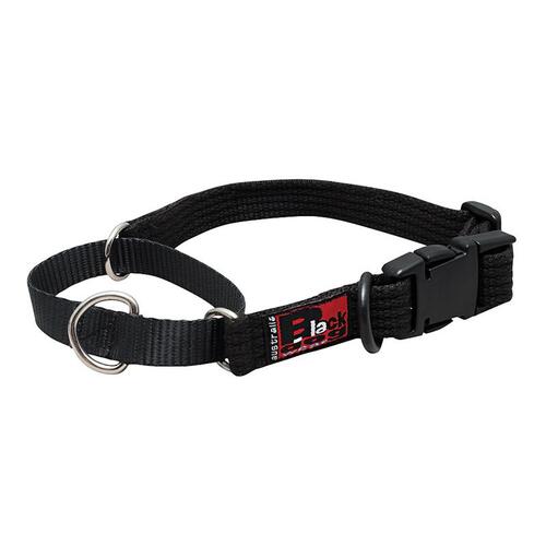 Black Dog Adjustable Dog Training Safety Collar Black - 5 Sizes