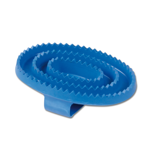 Prestige Pet Rubber Curry Comb for Horses - 3  Colours