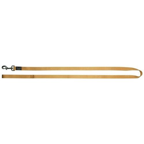 Prestige Pet Single Ply Dog Leash Gold 1 Inch - 2 Sizes