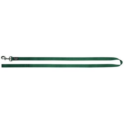 Prestige Pet Single Ply Dog Leash Hunter Green 1 Inch - 2 Sizes
