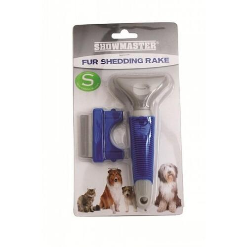 ShowMaster Fur Shedding Grooming Rake for Pets - 3 Sizes