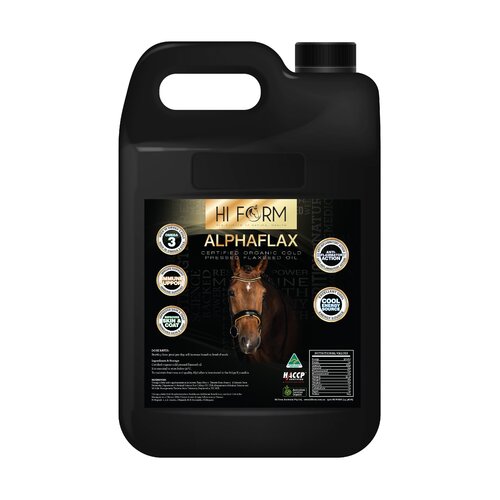 Hi Form Alphaflax Organic Cold Pressed Flaxseed Oil Horse Supplement - 2 Sizes