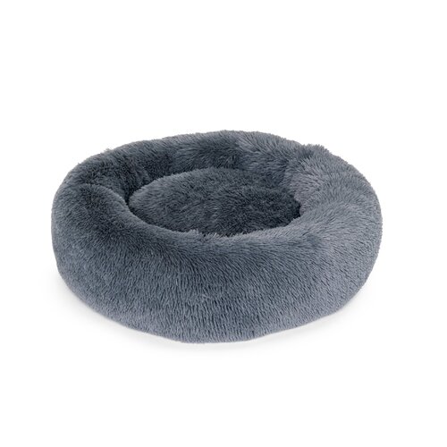 Superior Pet Curl Up Cloud Calming Dog Bed Tranquil Grey - 4 Sizes
