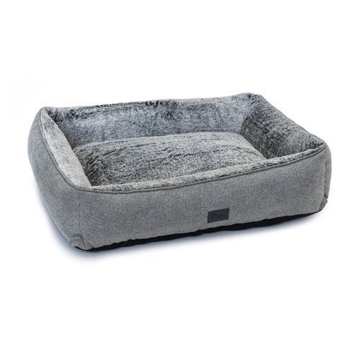 Superior Pet Dog Bed Lounger Artic Faux Fur - 2 Sizes