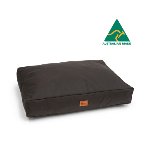 Superior Pet Hooch Dog Bed Cushion Canvas Charcoal - 2 Sizes