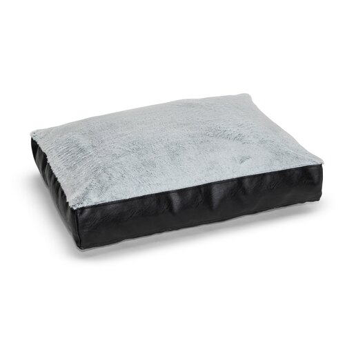 Superior Pet Hooch Dog Bed Cushion Vegan Leather & Everly Faux Fur - 2 Sizes