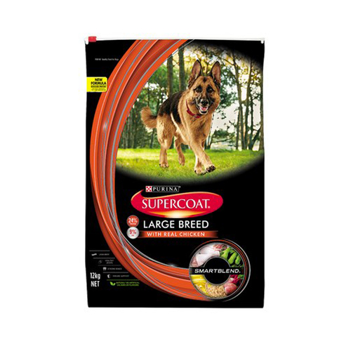 Supercoat Smartblend Adult Large Breed Dry Dog Food w/ Real Chicken - 3 Sizes
