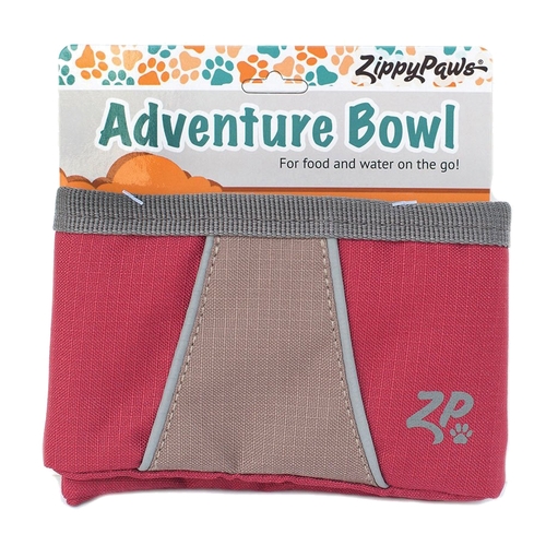 Zippy Paws Adventure Travel Foldable Bowl for Dogs 650ml - 4 Colours