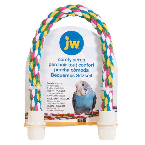 JW Pet Comfy Perch Multicolour for Pet Birds - 3 Sizes