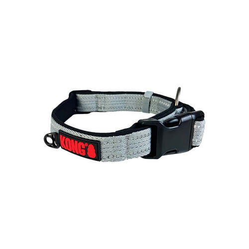 KONG Dog Collar Grey - 4 Sizes