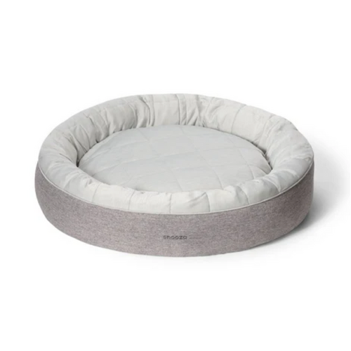 Snooza Cooling  Comfort Cuddler Dog Bed Machine Washable Powder Grey - 3 Sizes