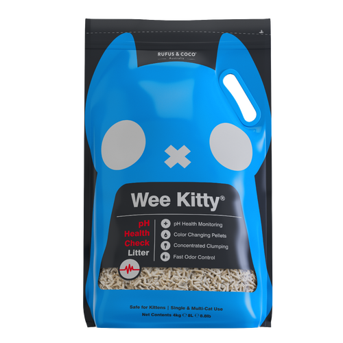 Rufus & Coco Wee Kitty Clumping PH Health Check Cat Litter 2kg