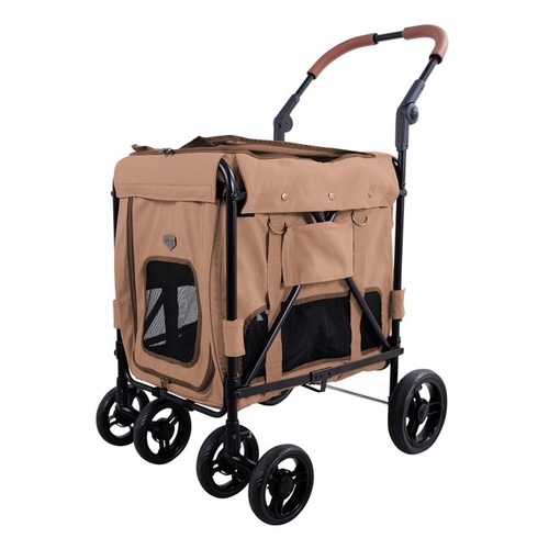 Ibiyaya Gentle Giant Pet Wagon Stroller for Dogs Up to 25kg Army Green