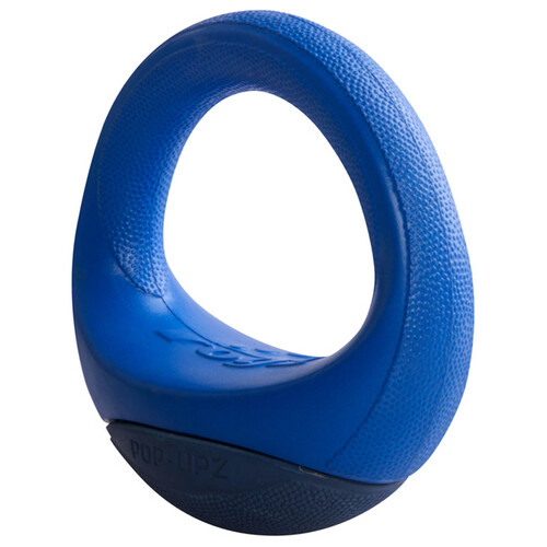 Rogz Pop-Upz Self-Righting Interactive Dog Toy Blue 14cm