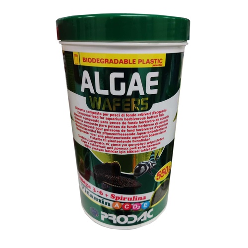 PetWorx Prodac Algae Wafers for Aquarium Herbivorous Bottom Fish 550g