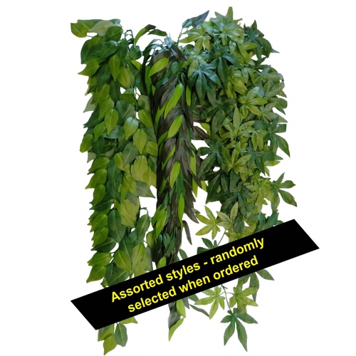 PetWorx Jungle Plant for Cage Decoration Assorted Styles 28 Inch