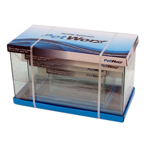 PetWorx 4-in-1 Glass Aquarium Fish Tank Quality Aquariums Set of 4