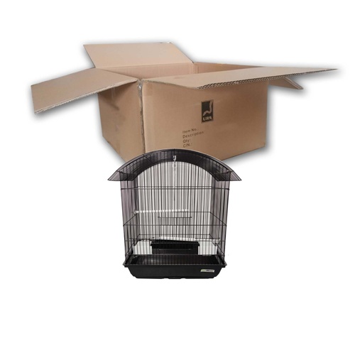 PetWorx Medium Round Top Wired Bird Cage Assorted Pack of 10