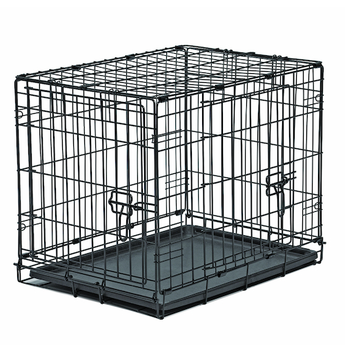New World Clean Skin Double Door Folding Dog Crate 24 Inch