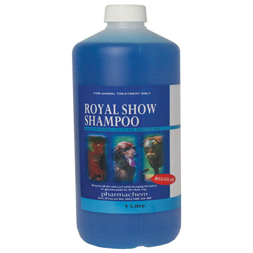 Pharmachem Royal Show Dogs Cattle & Horses Regular Treatment Shampoo 1L 
