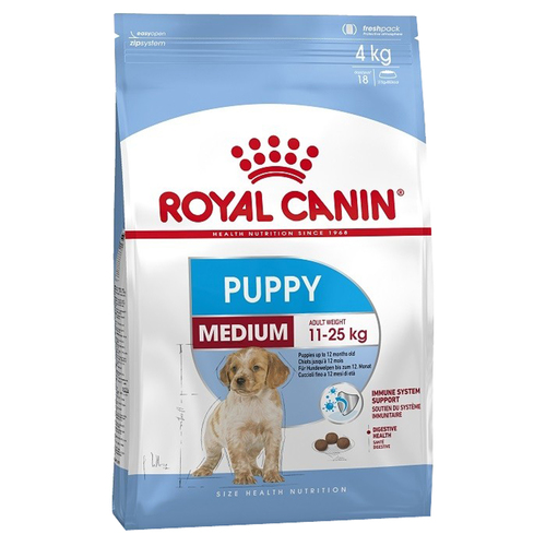 Royal Canin Medium Breed Puppy Dry Dog Food 4kg