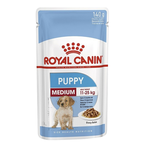 Royal Canin Medium Breed Puppy Wet Dog Food 10 x 140g
