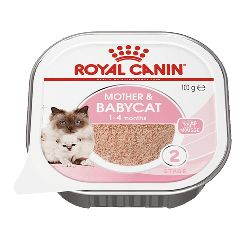 Royal Canin Mother & Babycat Ultra Soft Mousse Wet Cat Food 100g x 24