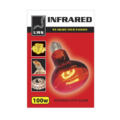 URS Infrared Spot Heat Globe Reptile Heat Source 100w 