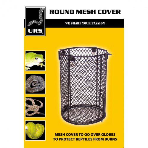 URS Round Reptile Anti Burn Mesh Globe Bulb Cover 