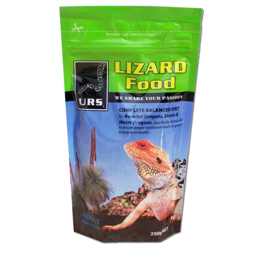 URS Lizard Food Adult Formula Reptile Complete Balanced Diet 200g 