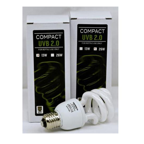 Venom Gear Compact UVB 2.0 Heat Lamp Reptile Heat Spiral E27 13W