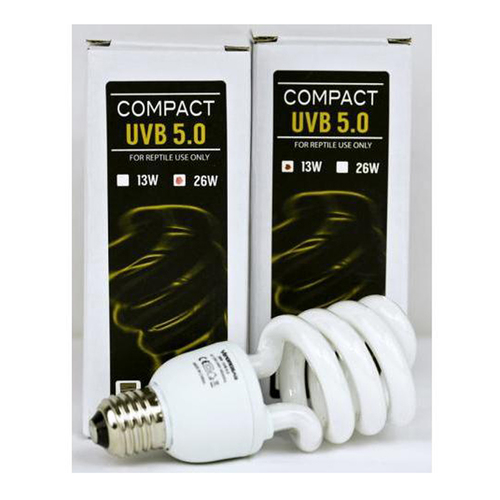Venom Gear Compact UVB 5.0 Heat Lamp Reptile Heat Spiral E27 13W