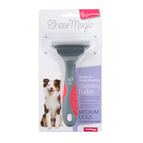 Shear Magic Shedding Rake for Medium Dogs of All Breeds & Coats