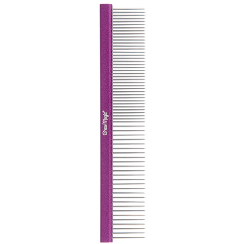 Shear Magic Aluminium Pet Dog Comb 26 Coarse 38 Medium Teeth 190mm