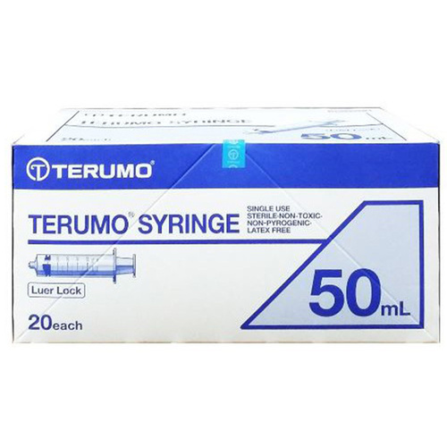 Syringe Terumo Disposable 50ml 20 Pack 