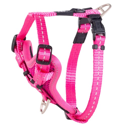 Rogz Control Stop-Pull Dog Harness Padded Pink Small
