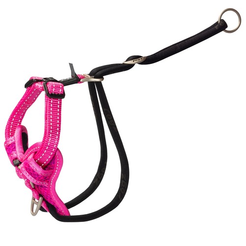 Rogz Control Stop Pull Dog Safety Harness Pink Medium